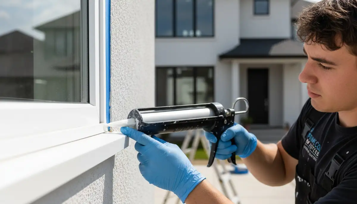 Professional caulking and sealing on coastal home exterior in Saint Petersburg, FL