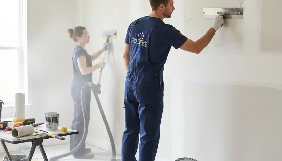 Professional drywall repair and wall restoration in Saint Petersburg, FL home by expert painters