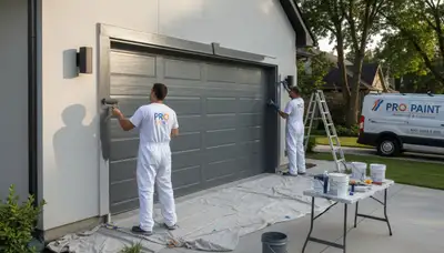 Professional garage door painting in Saint Petersburg FL for lasting curb appeal and weather protection