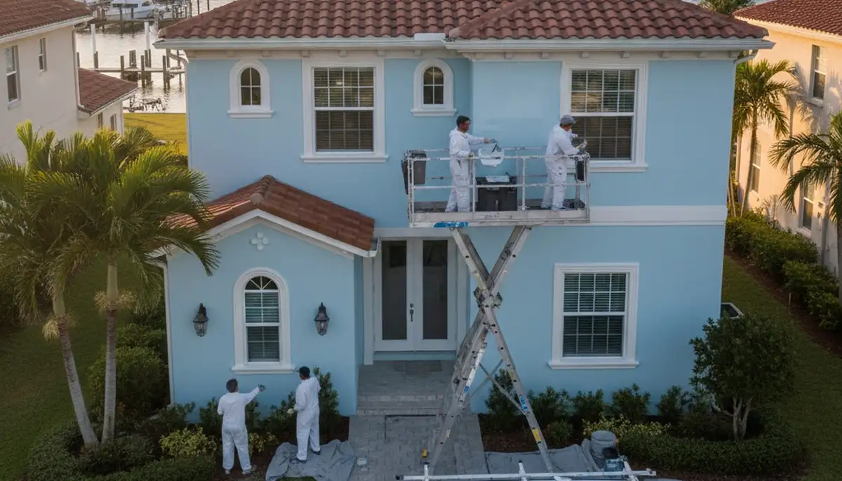 Professional house painters in Saint Petersburg FL providing expert residential painting services