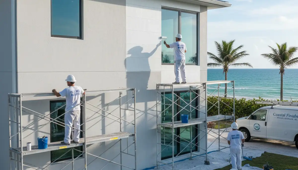 Professional house painters in Saint Petersburg FL providing expert residential exterior painting