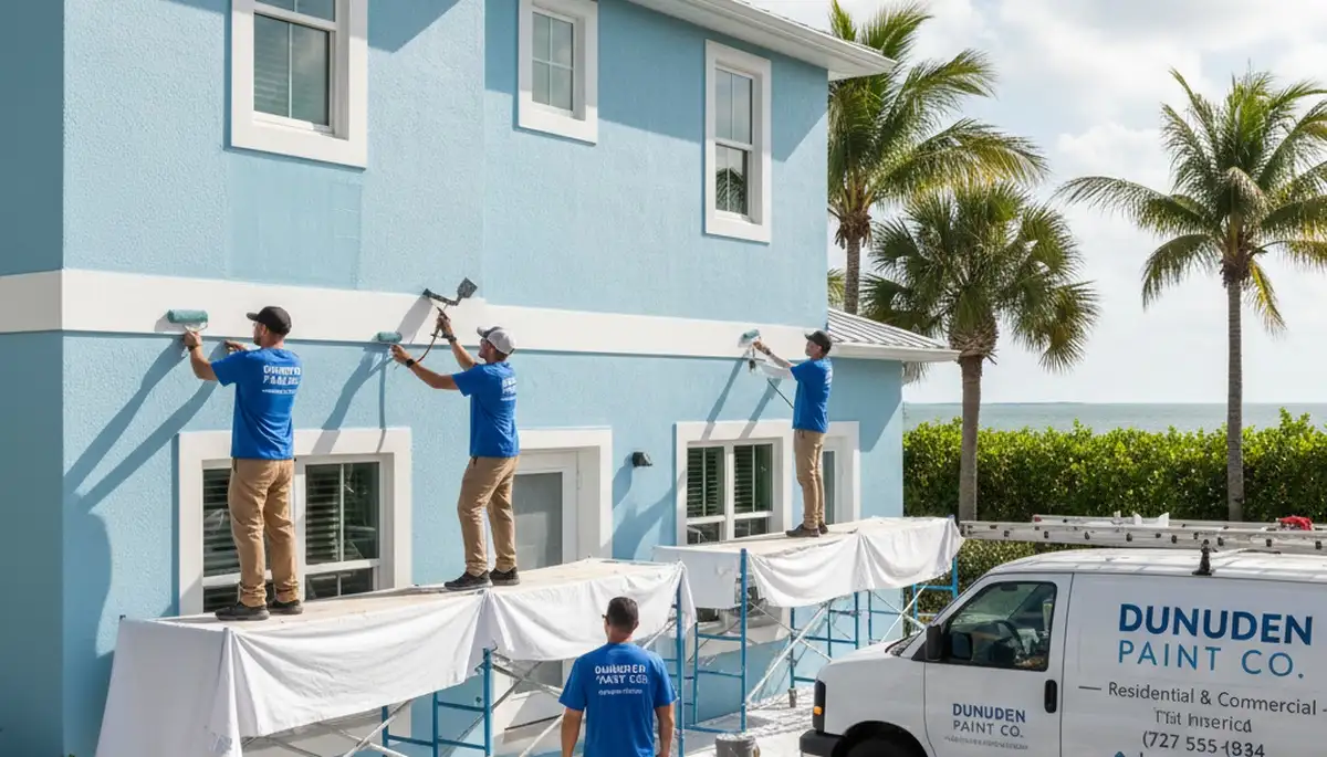 Professional house painters in Saint Petersburg FL providing expert residential exterior painting