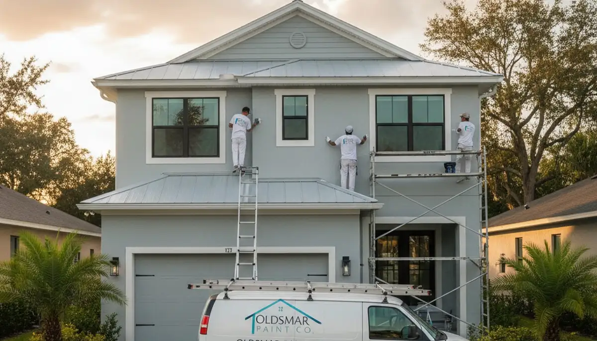 Professional house painters in Saint Petersburg FL providing expert residential painting services