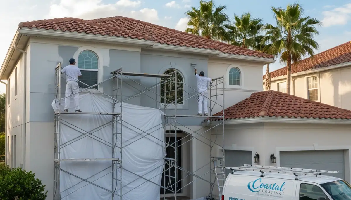 Professional house painters in Saint Petersburg FL providing expert residential exterior painting services