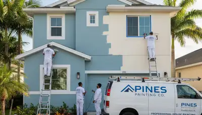 Professional house painters in Saint Petersburg FL providing expert residential exterior painting