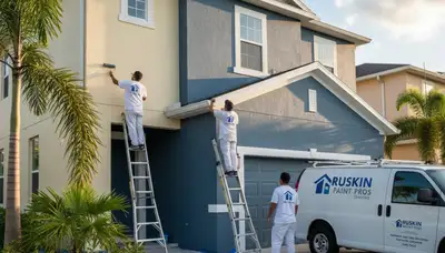 Professional house painters in Saint Petersburg FL providing expert residential painting services