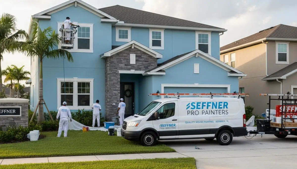 Professional house painters in Saint Petersburg FL providing expert residential exterior painting