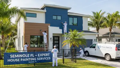 House painters in Saint Petersburg, FL providing professional interior and exterior painting services