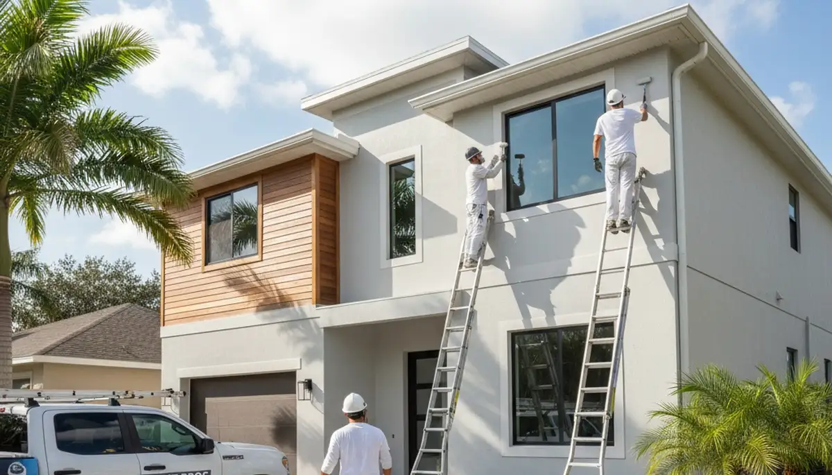 House painters in Saint Petersburg, FL providing professional interior and exterior painting services