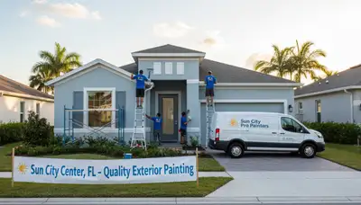 Professional house painters in Saint Petersburg FL providing exterior home painting services