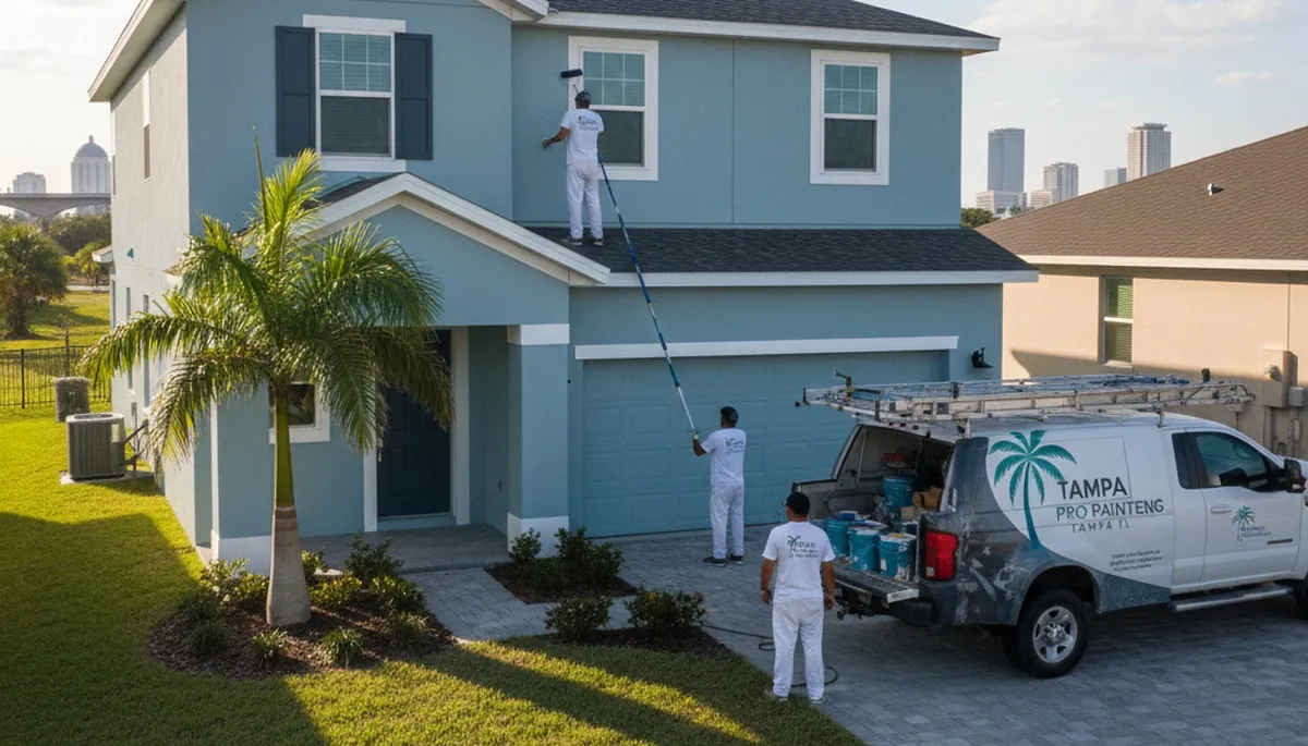 Professional house painters in Saint Petersburg FL providing expert exterior home painting services