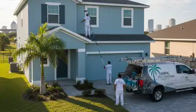 Professional house painters in Saint Petersburg FL providing expert exterior home painting services