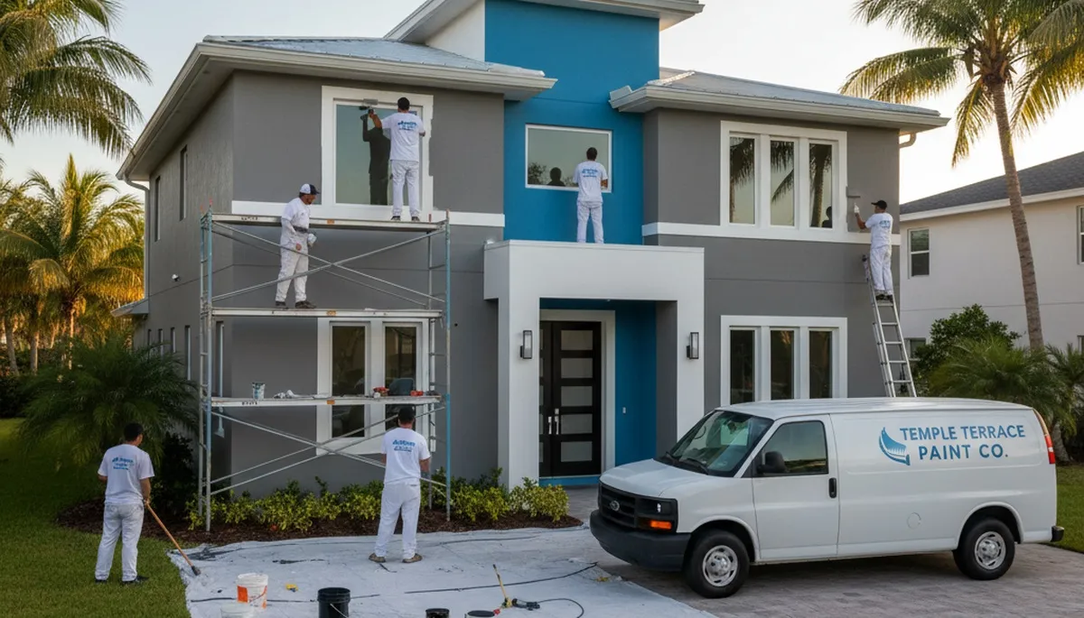 House painting service in Saint Petersburg, FL for residential exterior and interior projects