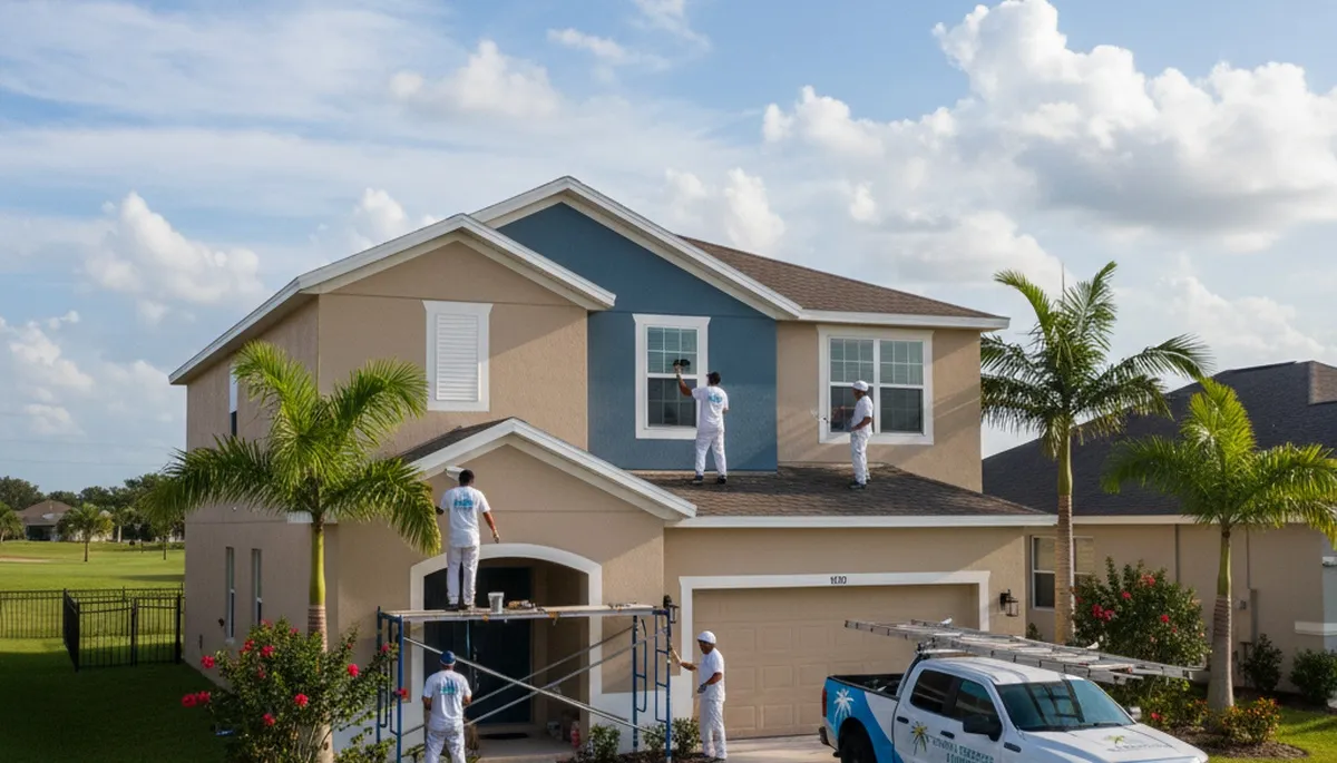 House painting services in Saint Petersburg, FL for residential exterior and interior projects
