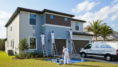 Professional house painters in Saint Petersburg FL providing expert residential exterior painting