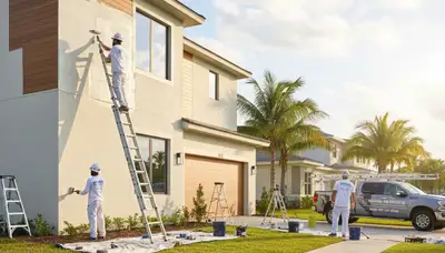 Professional house painters in Saint Petersburg FL providing expert residential exterior painting services