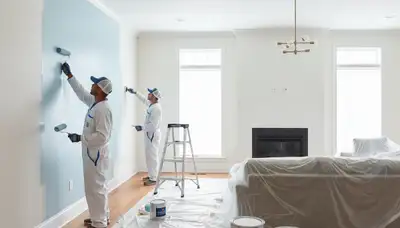 Professional interior house painting in Saint Petersburg, FL with expert color and smooth wall finishes